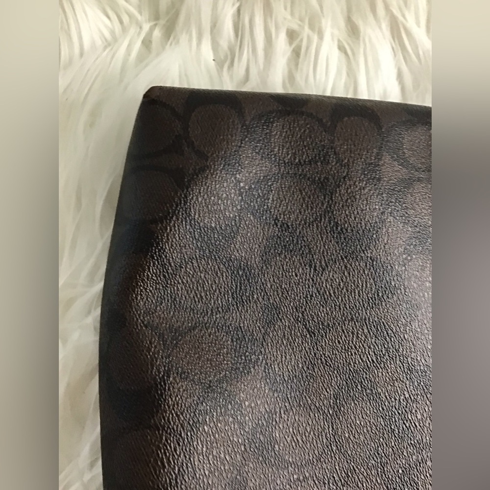 Coach Rowan File Bag Signature Shoulderbag Crossbody Black/Brown - Picture 12 of 16